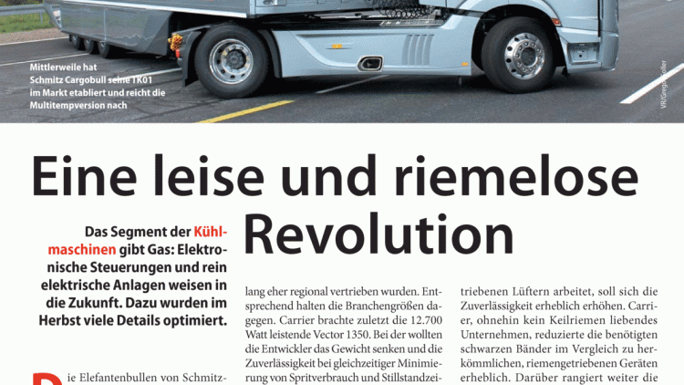 Eine leise und riemelose Revolution