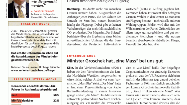 Grüne Partei der Vielflieger