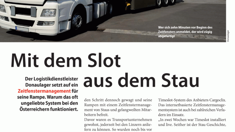 Mit dem Slot aus dem Stau