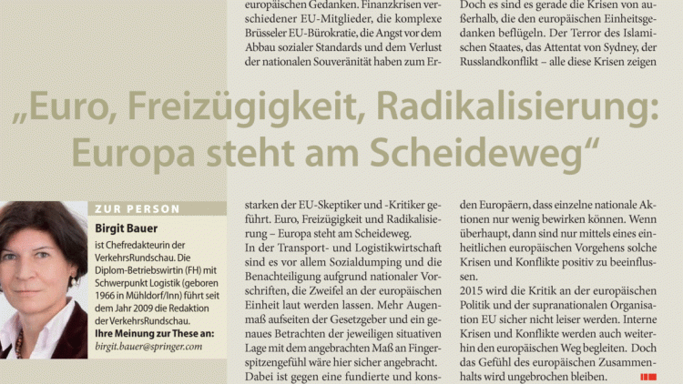 Wir rücken zusammen