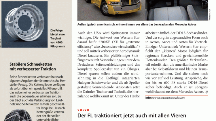 Leichte Alufelge für die Tank- und Silo-Branche