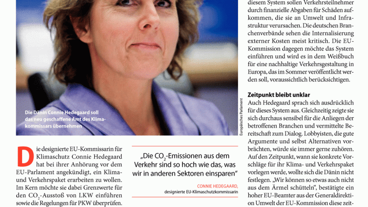 Klimakommissarin will