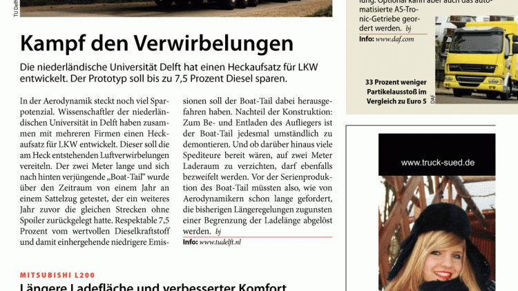 Die Seitenverkleidungen sollen noch einmal fünf ...