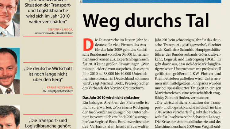 Weg durchs Tal