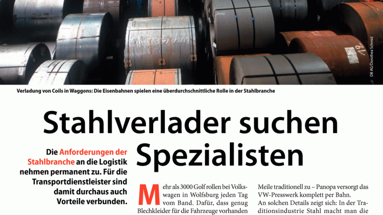  Stahlverlader suchen Spezialisten 