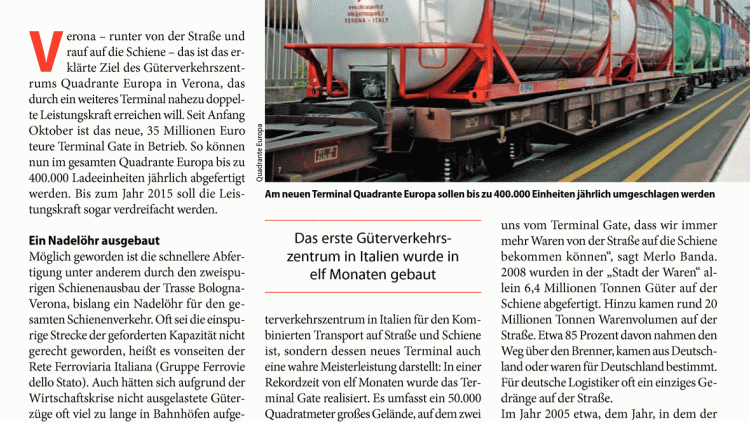 Italien erweitert das Nadelöhr