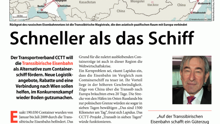 Schneller als das Schiff
