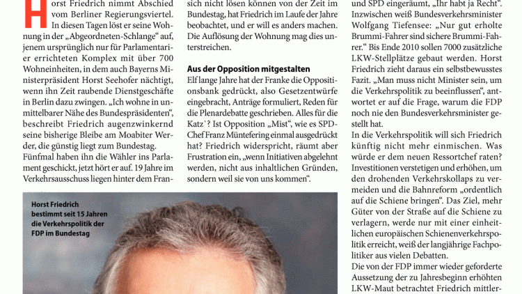  „Man muss nicht Minister sein“