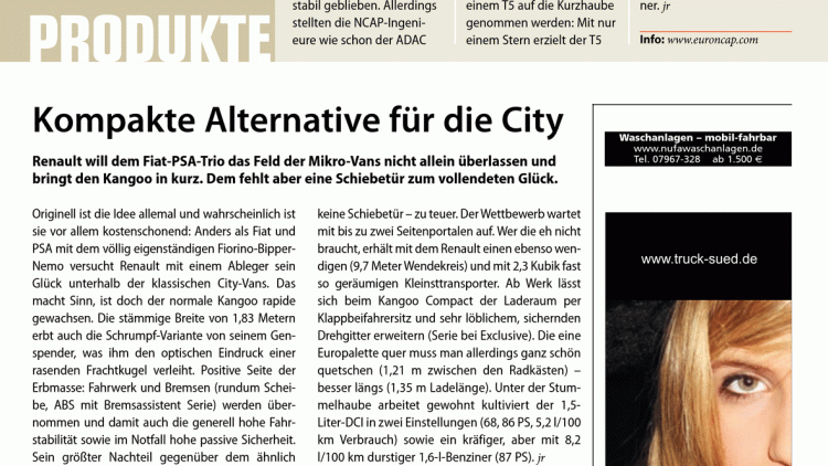 Vier Sterne nach NCAP