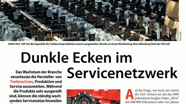 	Dunkle Ecken im Servicenetzwerk