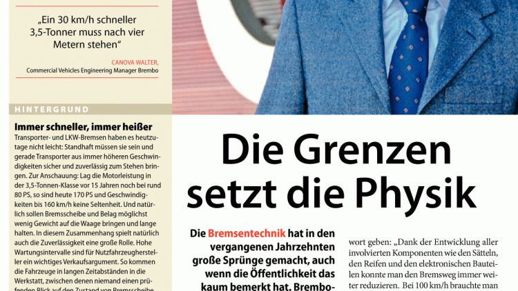 Die Grenzen setzt die Physik