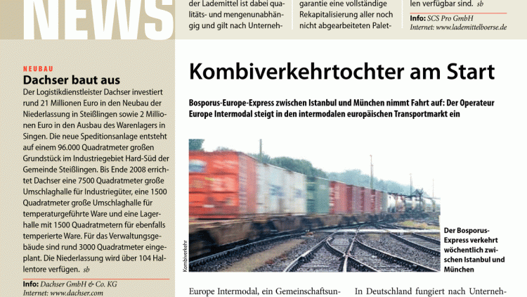 Dachser baut aus Dachser baut aus