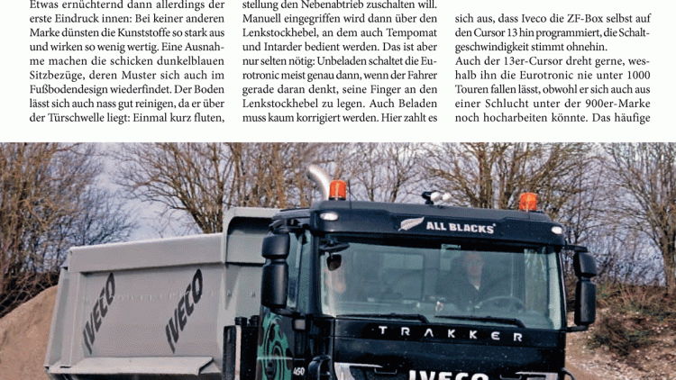 Gut abgestimmt: Die Lenkung des Trakker Gut abgestimmt: Die Lenkung des Trakker