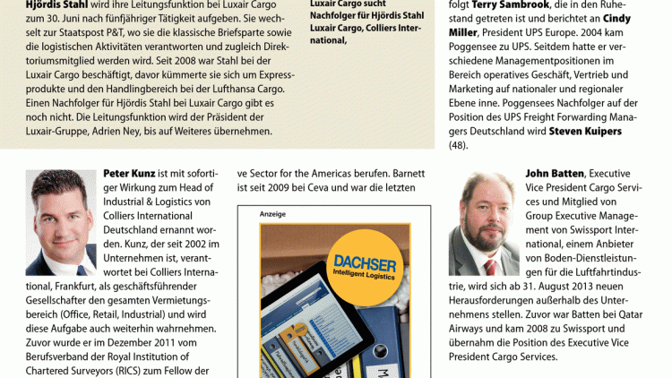 Peter Kunz ist mit sofortiger Wirkung zum Head of Industrial & Logistics von Colliers International ... Peter Kunz ist mit sofortiger Wirkung zum Head of Industrial & Logistics von Colliers International ...