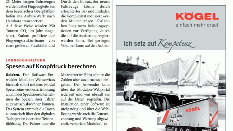 Ruag fährt Lang-LKW