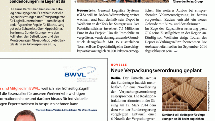 GLS baut Depotkapazität aus