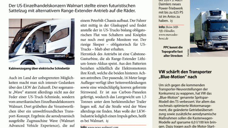 Zukunft-Truck vom Discounter