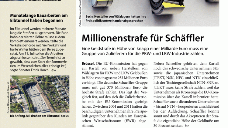 Millionenstrafe für Schäffler