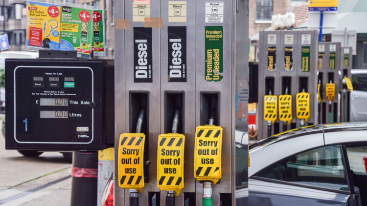 Tankstelle GB, Fahrermangel, Kraftstoffmangel