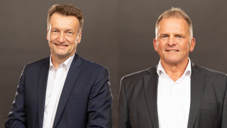 Helmut Schgeiner, Geschäftsführer Bundesverband Schwertransporte (BSK) und Kranarbeiten und Andreas Kahl, BSK-Aufsichtsratsvorsitzender