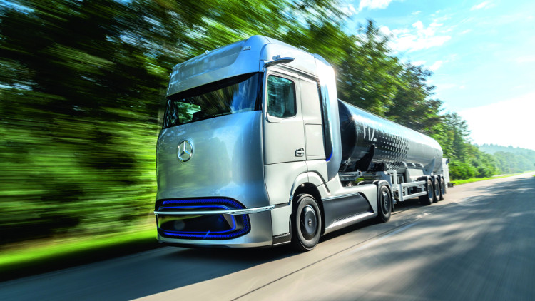 Daimler, Studie, Brennstoff, Lkw