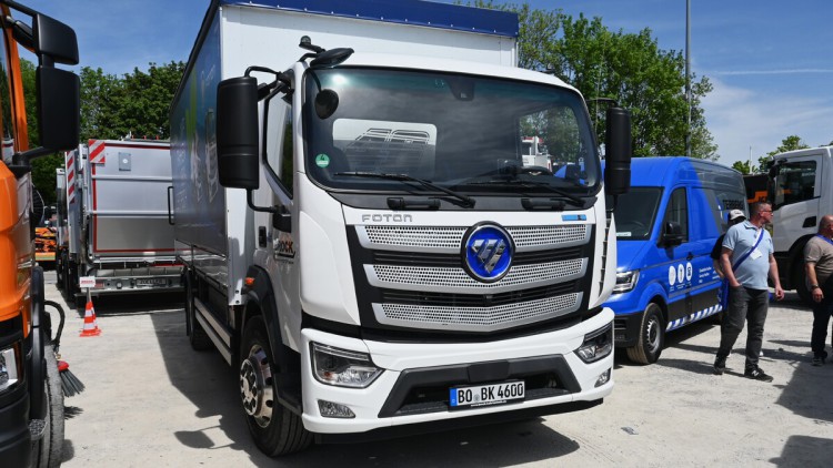 FOTON präsentiert E-Lkw und Wasserstofftechnik