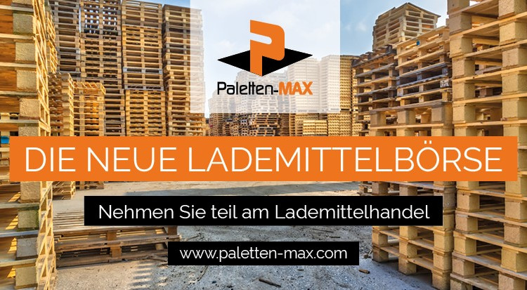 Paletten-MAX  -  die neue Lademittelbörse