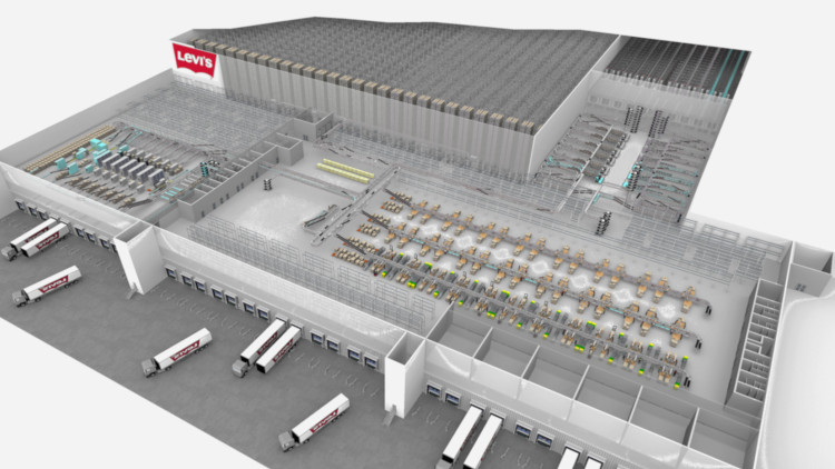 TGW rüstet Levi-Strauss-Logistikzentrum mit Intralogistik aus