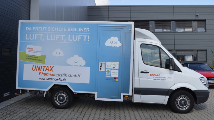 Unitax beliefert Apotheken per E-Mobil