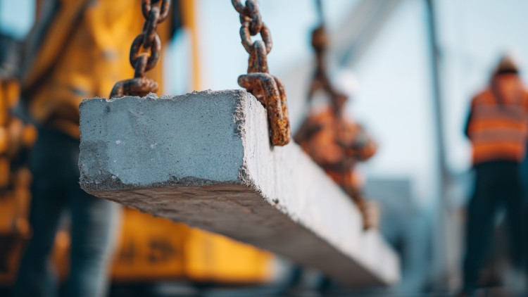 Stockbild Baustellenlogistik