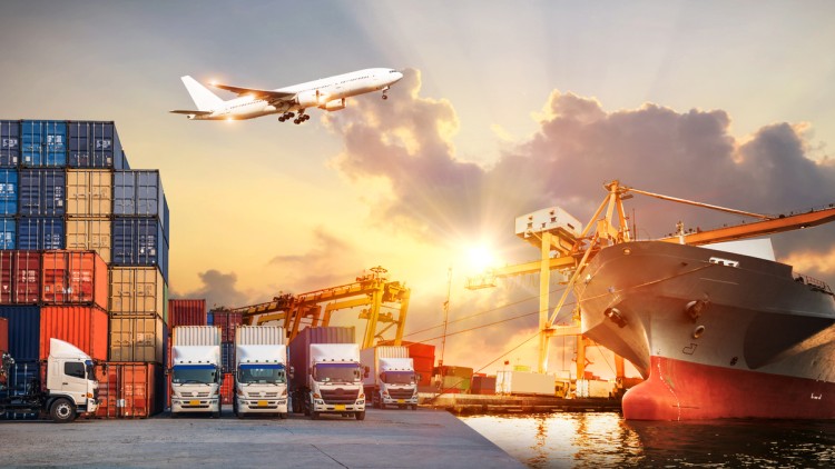 Stockbild Logistik (alle Transport-Träger)