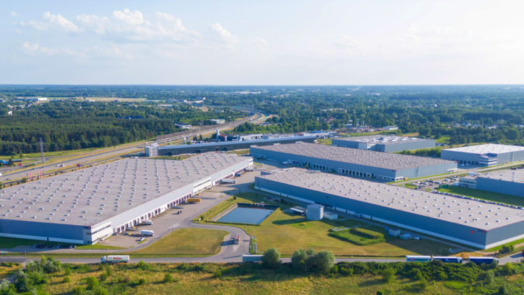 Raben Group Logistikstandort von oben