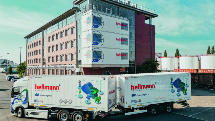 Hellmann Lkw auf der Straße