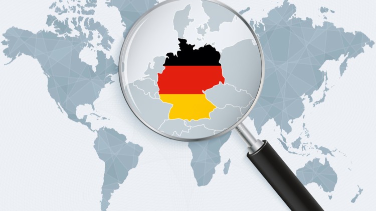 Stockbild "Deutschland im Fokus"/ Deutschland unter der Lupe
