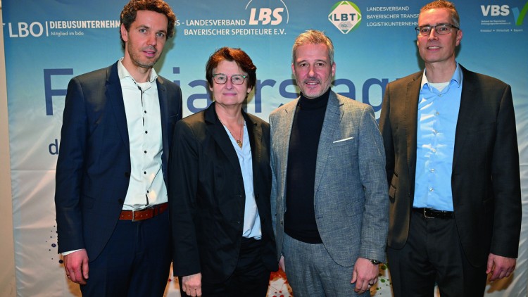 Verbände-Geschäftsführer: Stephan Rabl (LBO), Sabine Lehmann (LBS), Stephan Doppelhammer (LBT) und Rüdiger Weiß (VBS)