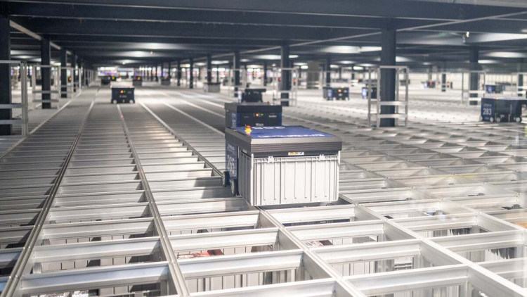 Das AutoStore System bei Thalia in Hörselgau