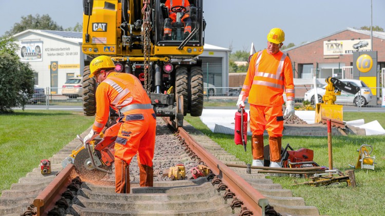 Deutsche Bahn, Streckenausbau, Bahnhof Sande