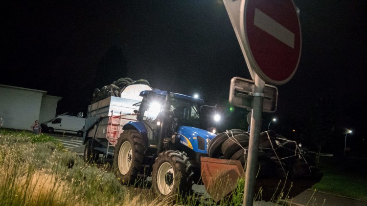 Proteste der französischen Bauner