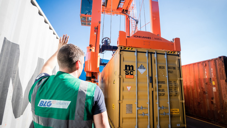 BLG Logistics, Container, Containerversand