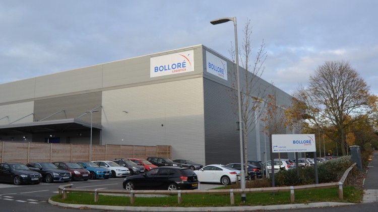 Bolloré Logistics Lagerhalle