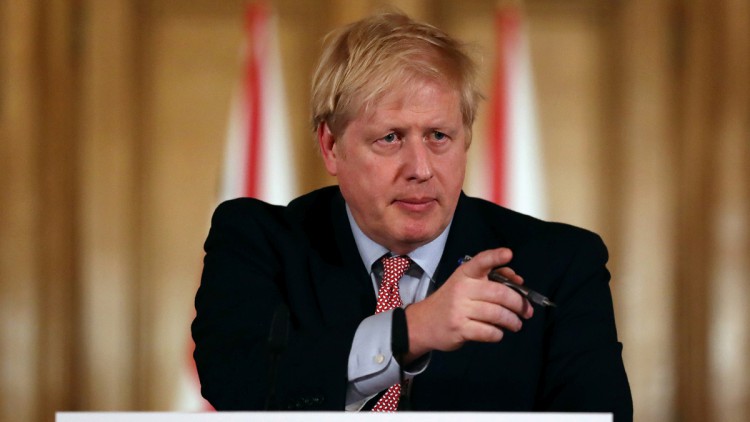 Boris Johnson, Coronavirus