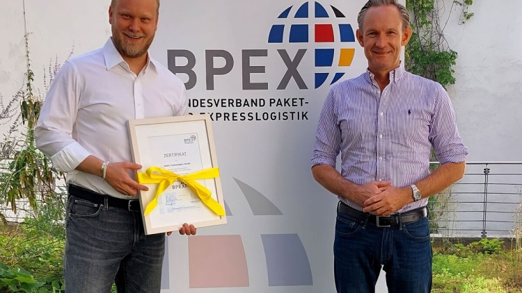 Dr. Benedikt Stolze (Founder und CEO, Urbify Technologies GmbH), Marten Bosselmann (Vorsitzender, BPEX)