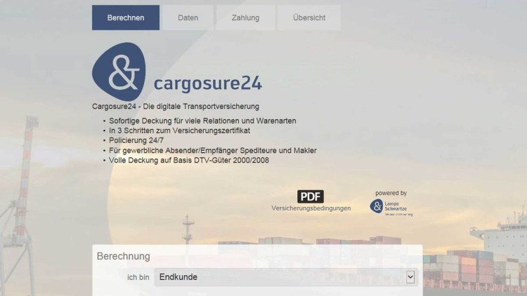 Cargosure24, Screenshot