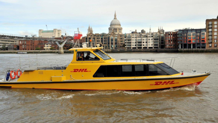 City-Logistik: DHL Express stellt in London per Boot zu