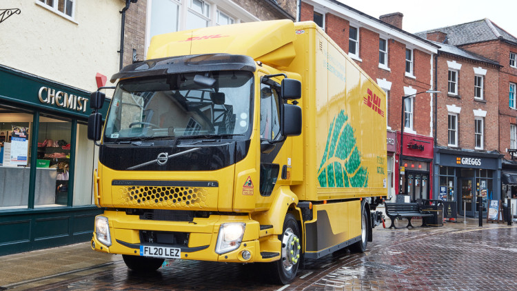 DHL Volvo Trucks E-Lkw