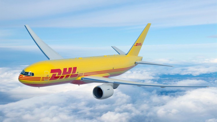 DHL-Frachtflugzeug