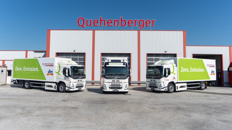 dm E-Lkw Quehenberger