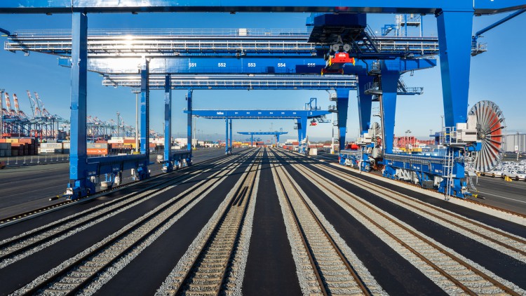 Eurogate Rail Gate Bremerhaven Terminal