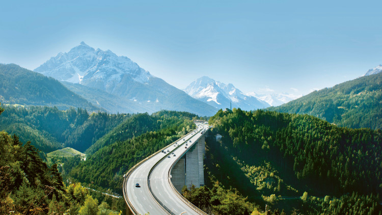 Europarücke, Autobahn, Österreich