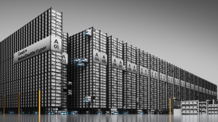 Geekplus präsentiert RoboShuttle Hyper für Hochdurchsatzlager